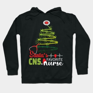 Santa's Favorite CNS Nurse.. CNS Nurse christmas gift Hoodie